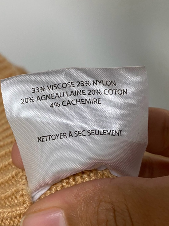 Jonathan Simkhai Ribbed Knit Cardigan Sweater Camel Tan Size XS - Picture 9 of 10